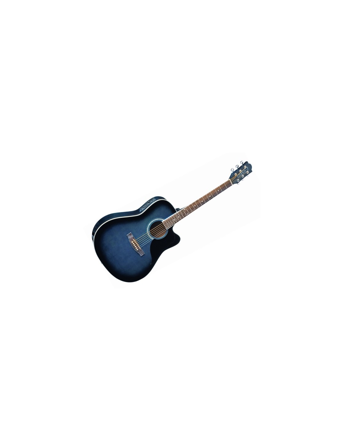 Eko Ranger CW EQ Blue Sunburst Chitarra Acustica Elettrificata