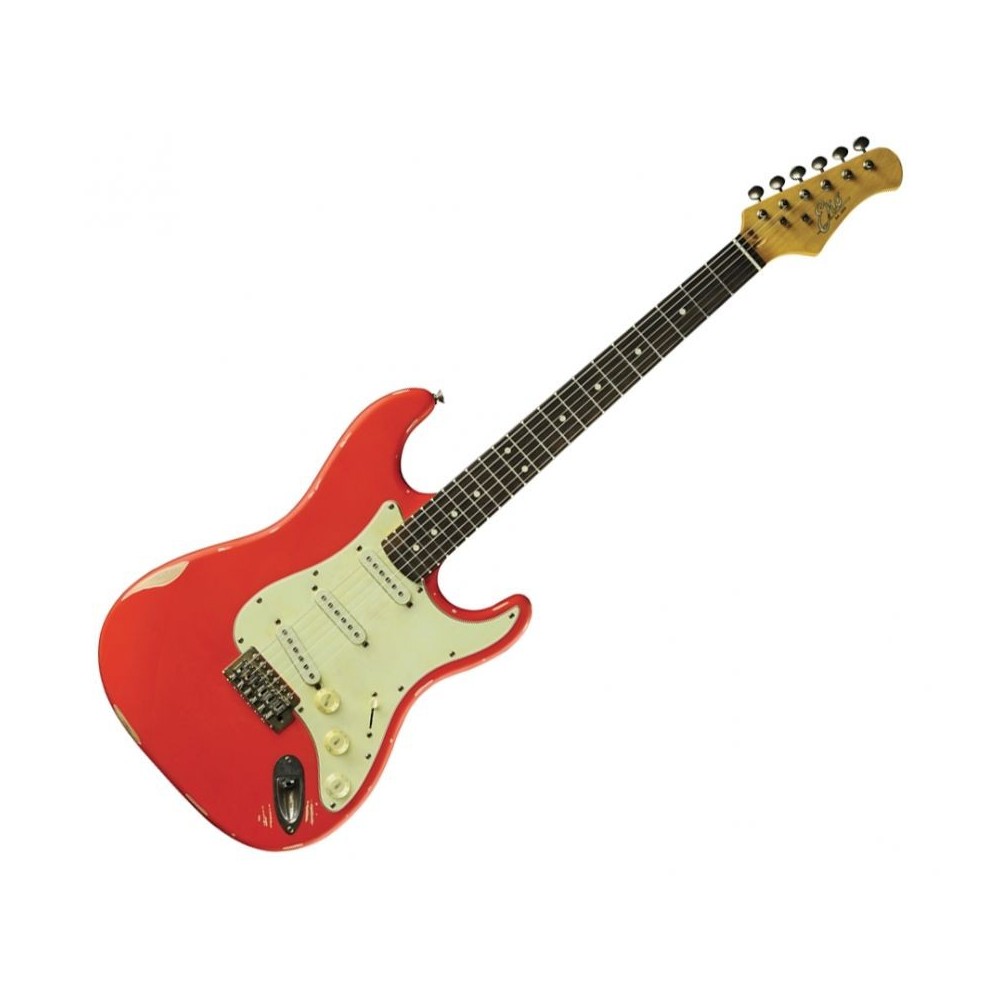 Eko S-300 Relic Fiesta Red Chitarra...
