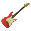 Guitare électrique Eko S-300 Relic Fiesta Red