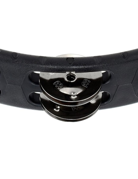 MEINL HTMT2BK Tambourine 2 Rows Black