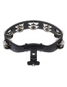 MEINL HTMT2BK Tambourine 2 Rows Black