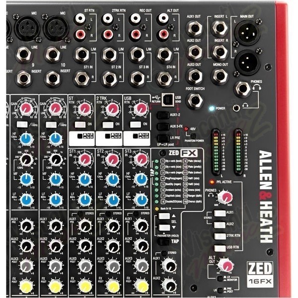 Allen & Heat ZED16 FX Mixer USB 16 ingressi con effetti