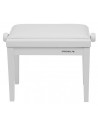 Banco para piano u órgano Proel PB90SSWWH blanco satinado