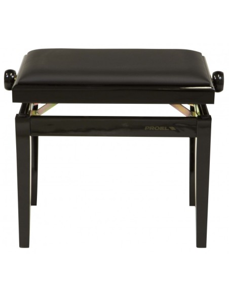 Proel PB90SBBBK Panca per Piano o Organo Nero Lucido