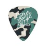Médiators camouflage en cellulose ERNIE BALL 9222 Medium 12 pièces