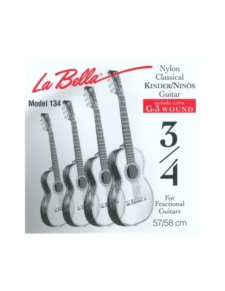 La Bella FG134 Muta Chitarra Classic 3/4