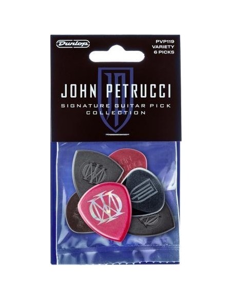 Dunlop PVP119 John Petrucci Signature Guitar Pick Collection 6-pack