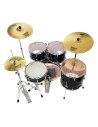 Pearl EXX725SBR/C31 Export Jet Black + ensemble Sabian SBR GRATUIT