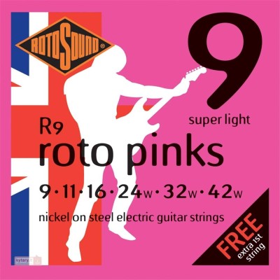 ROTOSOUND R9 Roto Pinks 09-42