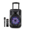 Fenton FT12LED SISTEMA PORTATILE 12" 700W CON RADIOMICROFONO, BLUETOOTH, USB, TELECOMANDO