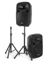 Vonyx VPS102A Plug & Play 600W Speaker Set con Supporti