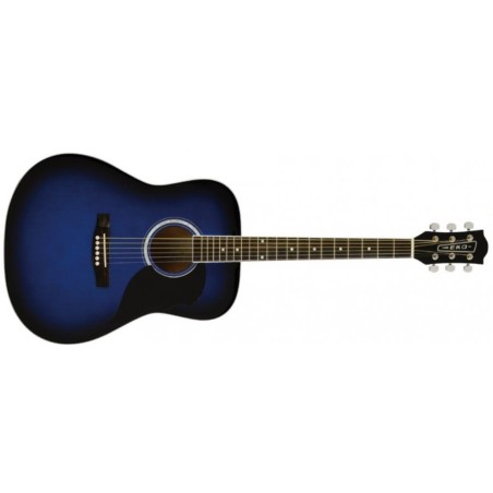 Eko Ranger 6 Blue Sunburst Chitarra Acustica