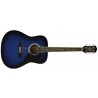 Eko Ranger 6 Blue Sunburst Chitarra Acustica