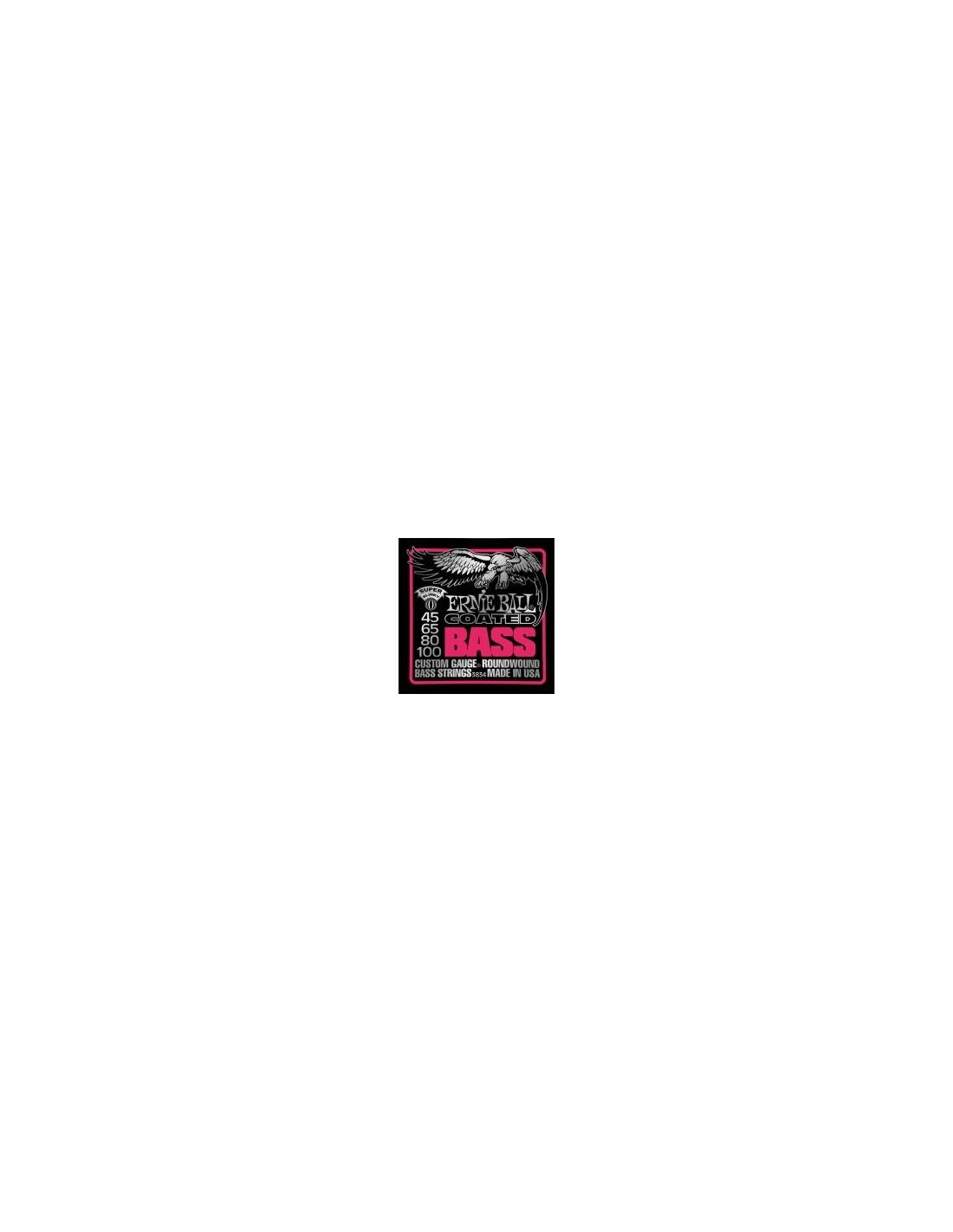 Ernie Ball 3834 - Coated Slinky Bass 45-100