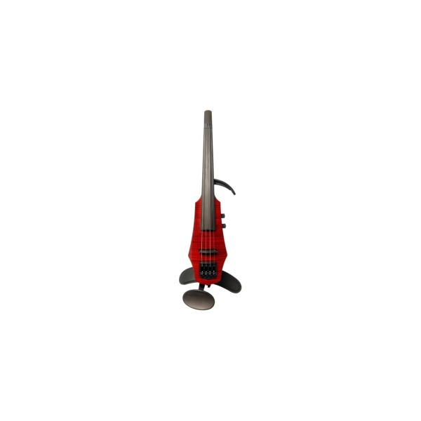 Violín eléctrico WAV 4 transparente rojo