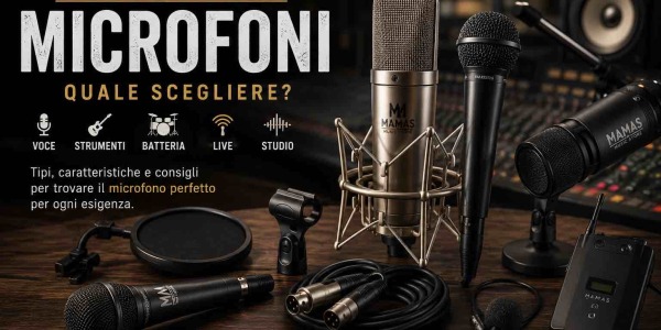 Quale microfono scegliere? Guida completa per voce, strumenti, live e studio