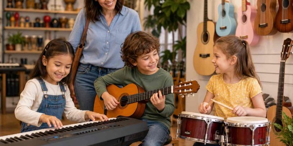 Strumenti musicali per bambini: guida per genitori alla scelta del primo strumento